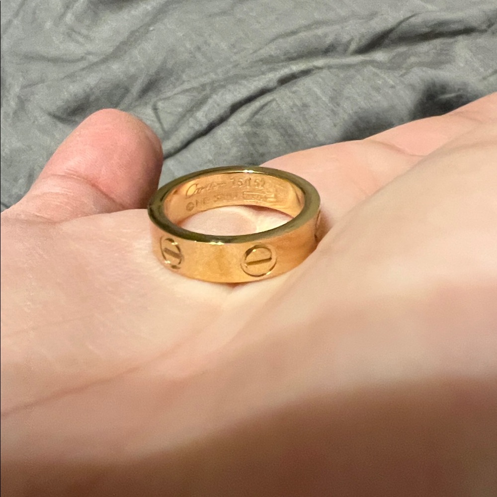 Gold Love Ring